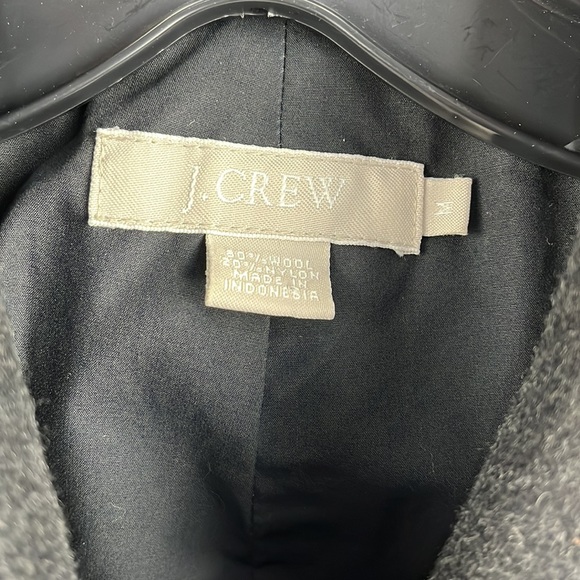 J Crew medium pea coat wool blend - Picture 3 of 7